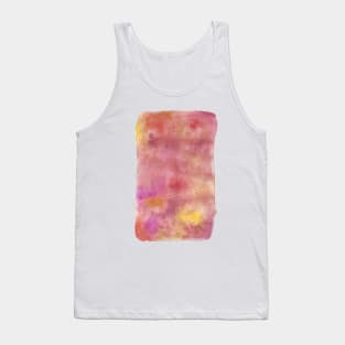 Warm Tone Colors Blend - Abstract Watercolor Painting Tank Top